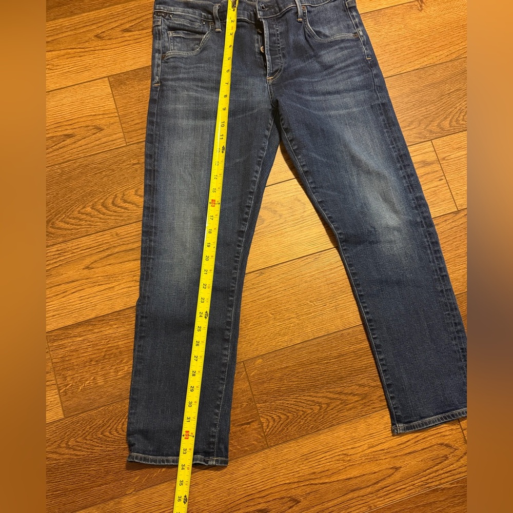 COH Emerson Slim Boyfriend 27" Button Fly Cropped Ankle Jeans Blue Ridge size 29 - Picture 12 of 14